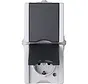 opbouw wandcontactdoos voorbedraad 2-voudig randaarde deksel verticaal IP44 proAQA grijs (947555007)