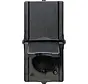 opbouw wandcontactdoos voorbedraad 2-voudig randaarde deksel verticaal IP44 ProAQA zwart (947506003)