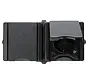 opbouw wandcontactdoos 2-voudig randaarde deksel horizontaal IP44 ProAQA zwart (950605005)