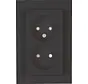 wandcontactdoos 2-voudig zonder randaarde Safety+ voor enkele inbouwdoos HK07 Athenis antraciet (950015004)