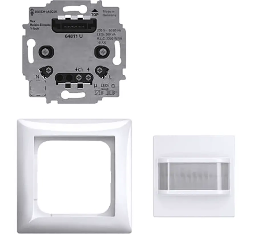 bewegingsmelder met comfort-sensor en selectlens compleet Balance SI (64762 UJ-914)