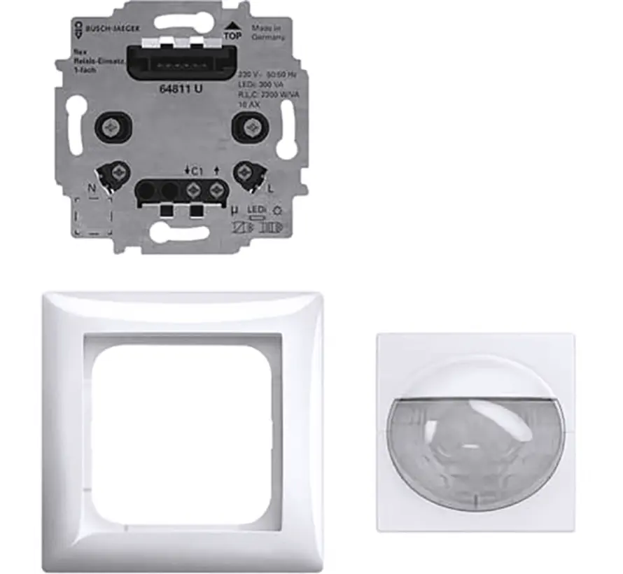 bewegingsmelder met comfort-sensor en multilens compleet Balance SI (64764 UJ-914)