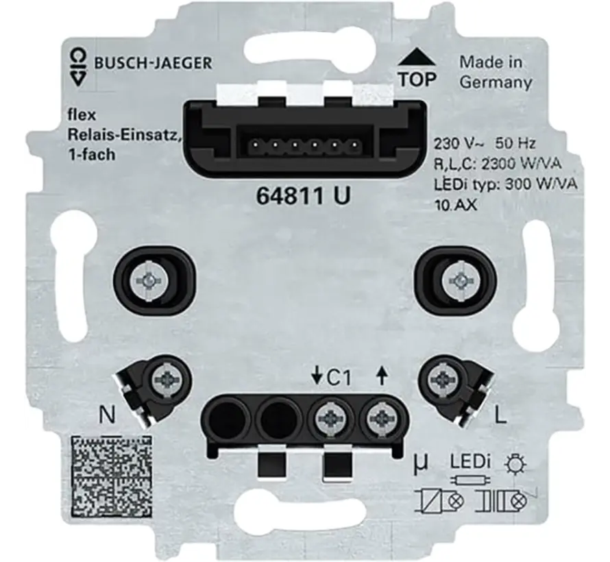 relaissokkel flex 1-voudig (64811 U)
