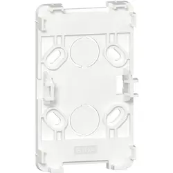 Gira 2-voudige montageplaat voor opbouw dubbele wandcontactdoos wit (305014)