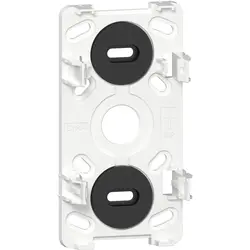 Gira 2-voudige montageplaat voor opbouw combinatie schakelaar/wandcontactdoos wit (305214)