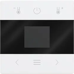 Busch-Jaeger centraalplaat voor kamerthermostaat met display en Bluetooth Future Linear studiowit glans (1794 MDRT-84)