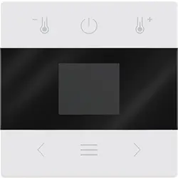 Busch-Jaeger centraalplaat voor kamerthermostaat met display en Bluetooth Future Linear studiowit mat (1794 MDRT-884)