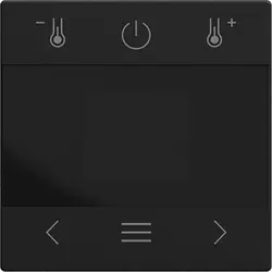 Busch-Jaeger centraalplaat voor kamerthermostaat met display en Bluetooth Balance SI zwart mat (1794 MDRT-915)