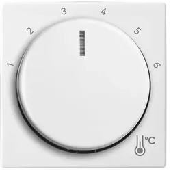 Busch-Jaeger draaiknop voor kamerthermostaat 1094/1097U Balance SI wit glans (1794 R-914)
