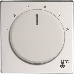 Busch-Jaeger draaiknop voor kamerthermostaat 1094/1097U Future Linear aluzilver (1794 R-83)