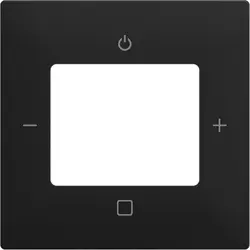 Busch-Jaeger centraalplaat tbv digitale radio Balance SI zwart mat (8252-915-101)
