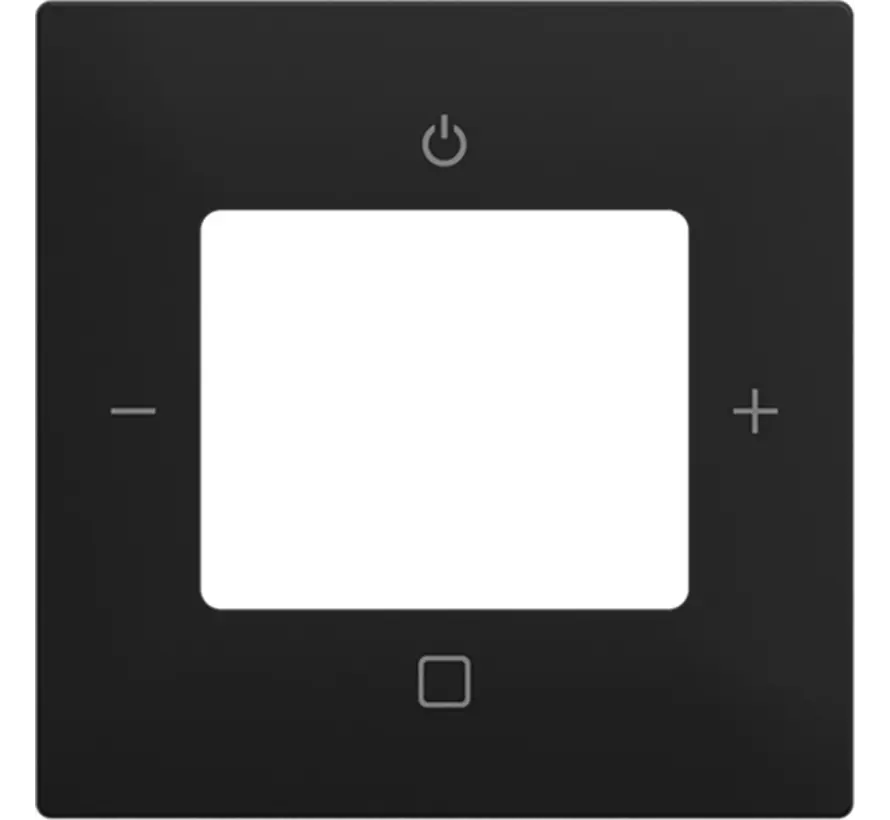 centraalplaat tbv digitale radio Balance SI zwart mat (8252-915-101)