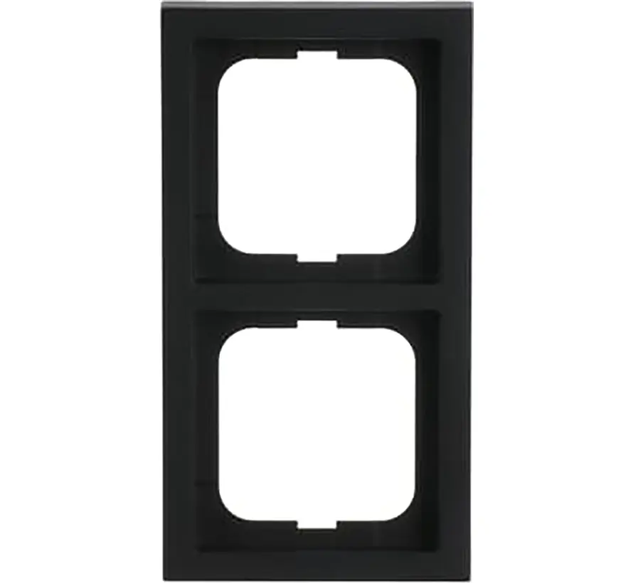 afdekraam 2-voudig Future Linear zwart mat (1722-885K)