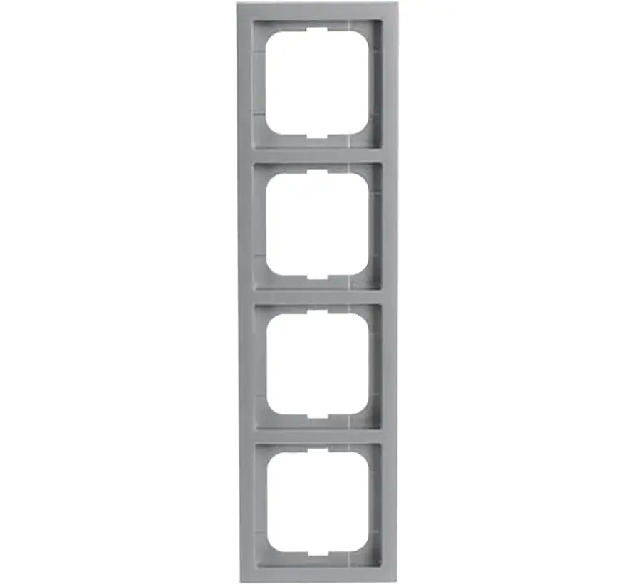 afdekraam 4-voudig Future Linear aluzilver (1724-183K)