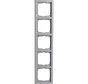 afdekraam 5-voudig Future Linear aluzilver (1725-183K)