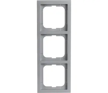 Busch-Jaeger afdekraam 3-voudig Future Linear aluzilver (1723-183K)