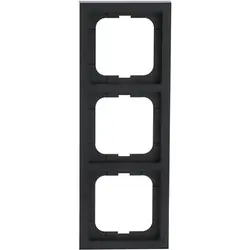 Busch-Jaeger afdekraam 3-voudig Future Linear antraciet glans (1723-181K)