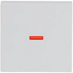 Busch-Jaeger schakelwip controlevenster rood Future Linear studiowit glans (1789-84)