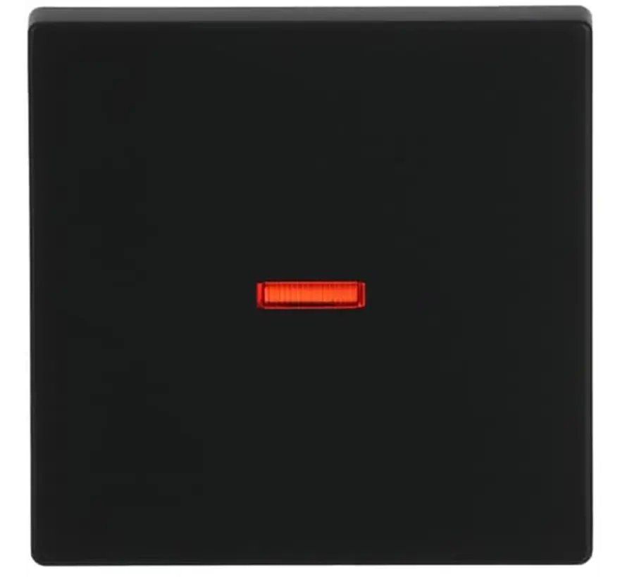 schakelwip controlevenster rood Future Linear zwart mat (1789-885)