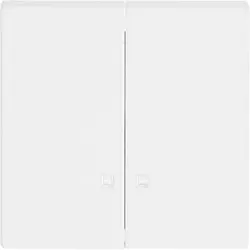Busch-Jaeger schakelwip 2-voudig met controlevenster Future Linear studiowit mat (1785 K-884)