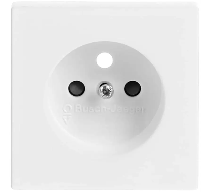 centraalplaat voor wandcontactdoos met penaarde Future Linear studiowit mat (2399 UCKS-884)