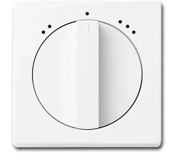 Busch-Jaeger draaiknop driestandenschakelaar Future Linear studiowit mat (1740 DRL-884-503)