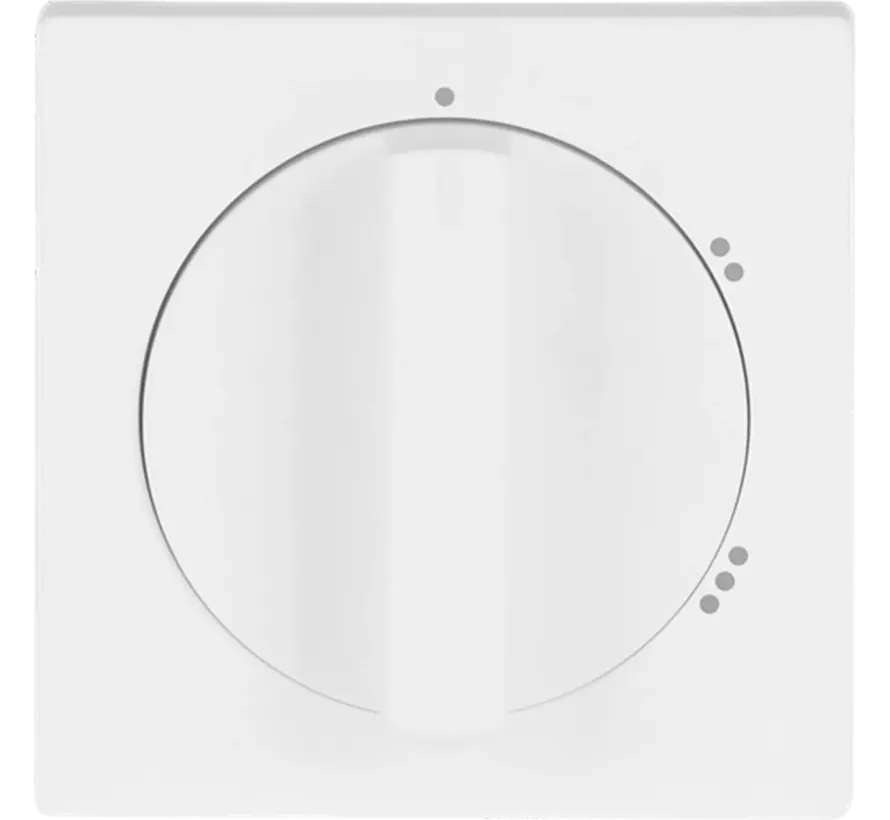 draaiknop driestandenschakelaar Future Linear studiowit mat (2542 DR/02-884)