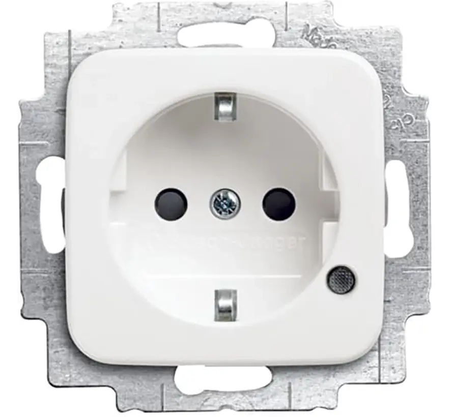 wandcontactdoos randaarde Safety+ met LED-controleverlichting Reflex SI (20 EUCBL-214)