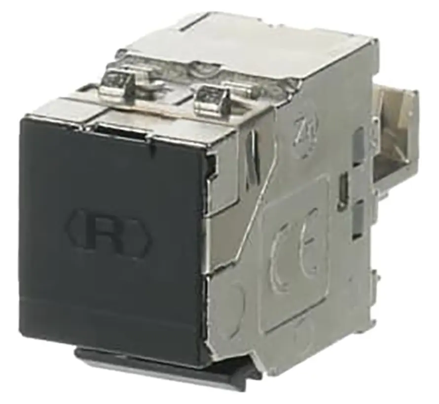 RJ45 modulair jack keystone Cat.6 afgeschermd (0229/04)