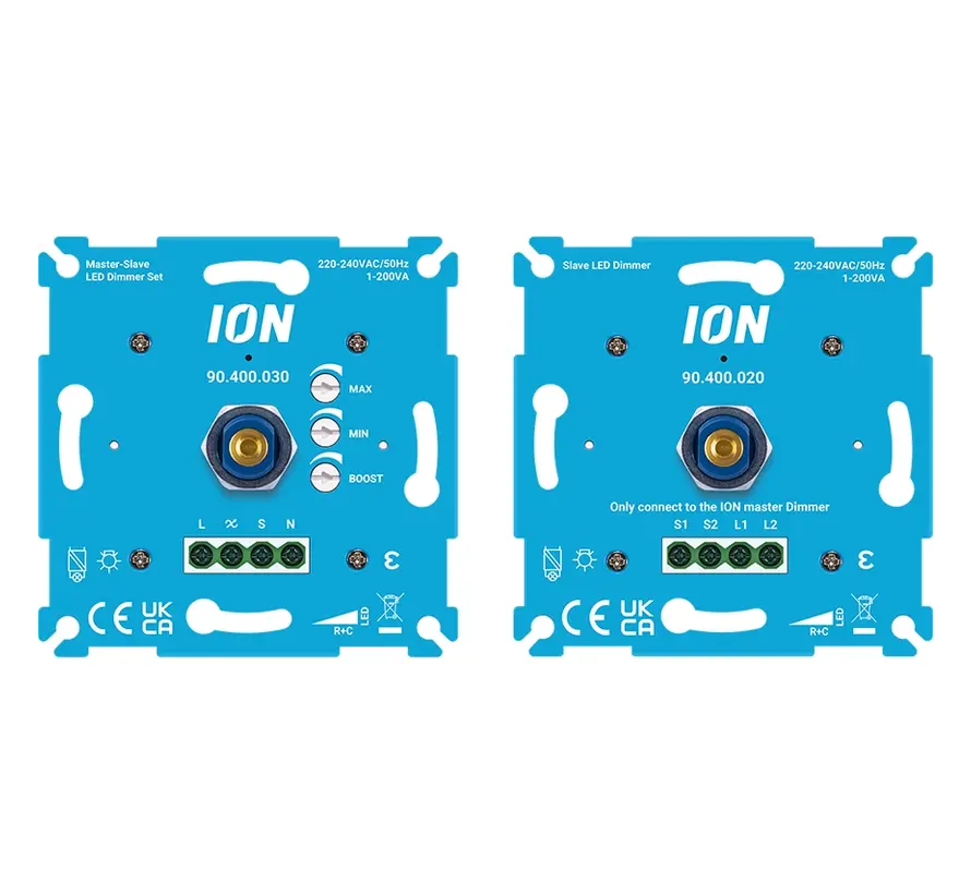 master-slave LED-dimmerset 0,3-200 watt RC (90.400.030)