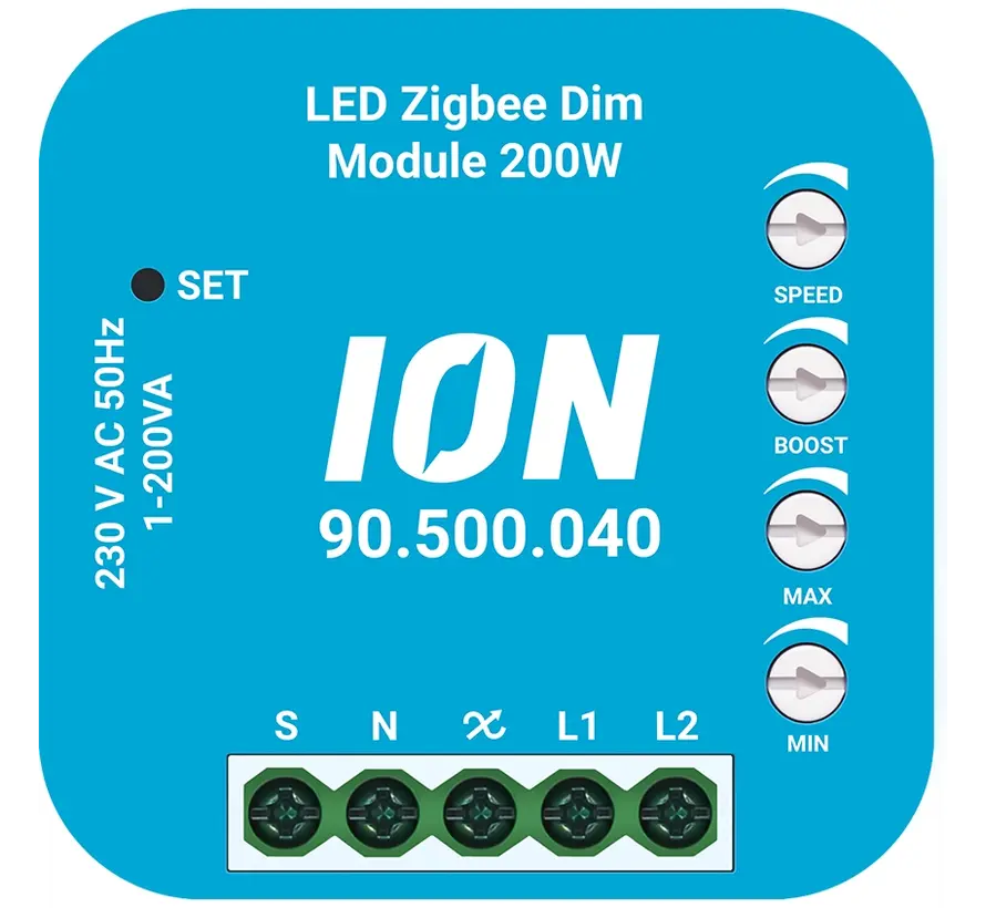 universele Zigbee-LED-dimmermodule 0,3-200 watt RC met boostfunctie (90.500.040)