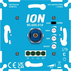 ION universele LED-dimmer Pro 0,3-250 watt RC met boostfunctie (90.600.010)