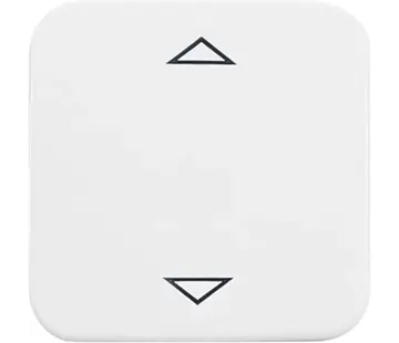 Busch-Jaeger knop met pijlsymbolen tbv elektronische jaloezieschakelaar Reflex SI (6430-214-102)