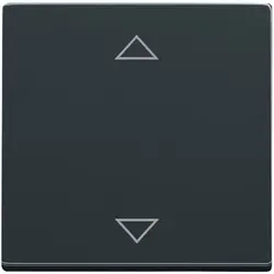 Busch-Jaeger knop met pijlsymbolen tbv elektronische jaloezieschakelaar Future Linear antraciet glans (6430-81-102)
