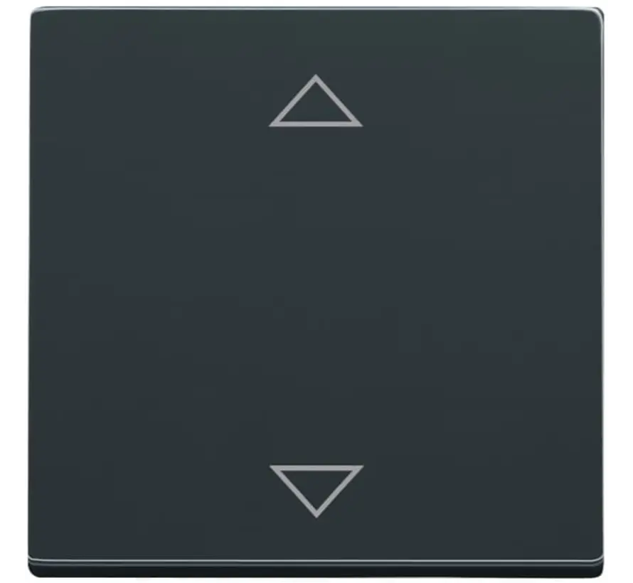 knop met pijlsymbolen tbv elektronische jaloezieschakelaar Future Linear antraciet glans (6430-81-102)