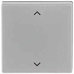 Busch-Jaeger knop met pijlsymbolen tbv elektronische jaloezieschakelaar Future Linear aluzilver (6430-83-102)