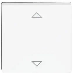 Busch-Jaeger knop met pijlsymbolen tbv elektronische jaloezieschakelaar Future Linear studiowit mat (6430-884-102)