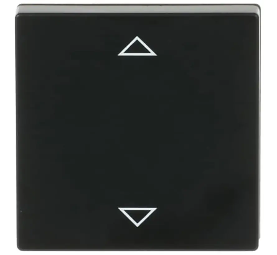 knop met pijlsymbolen tbv elektronische jaloezieschakelaar Future Linear zwart mat (6430-885-102)