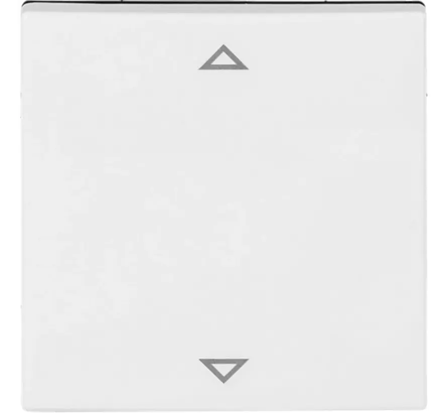 knop met pijlsymbolen tbv elektronische jaloezieschakelaar Balance SI wit glans (6430-914-102)