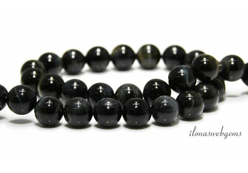 Tiger eye beads blue AA quality around 12mm