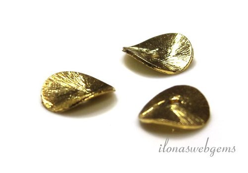 Vermeil-Chips ca. 8mm gebürstet