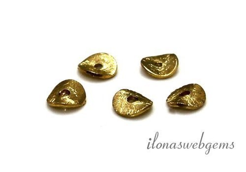 Vermeil-Chips ca. 6mm gebürstet