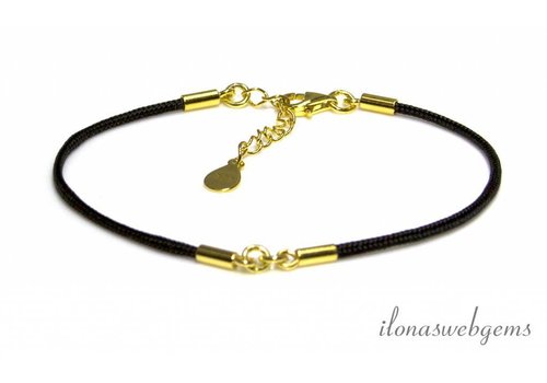 Armbandbasis mit Vermeil ca. 15,5 cm