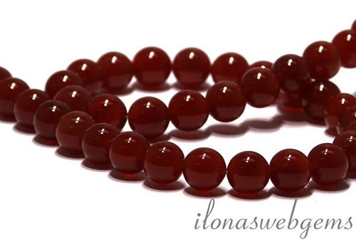 Carnelian - Carnelian beads about 10mm