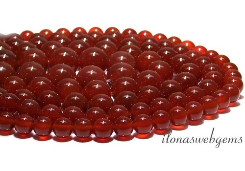 Carnelian - Red Agate beads app. 20mm