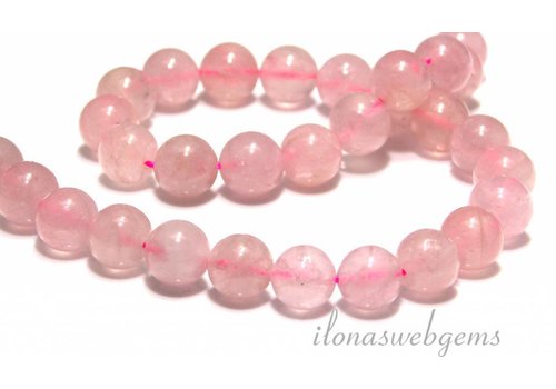 Rose quartz beads around 12mm