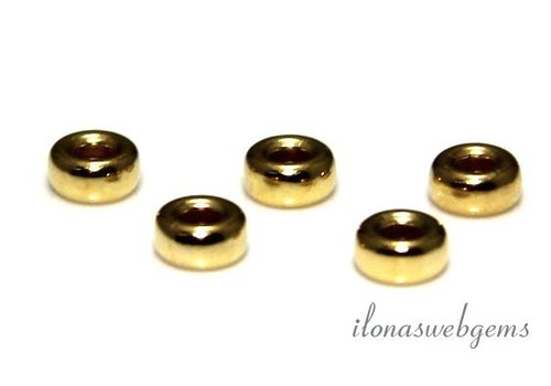 14/20 Gold filled rondel ca. 4x2mm