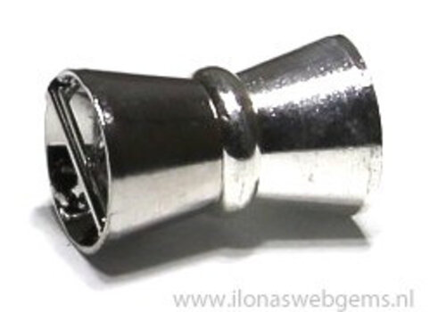 Magneetslot verzilverd