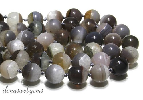 Agate beads round approx. 18mm
