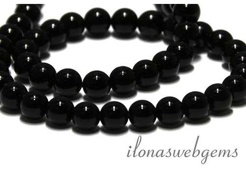 Onyx beads round approx. 8mm